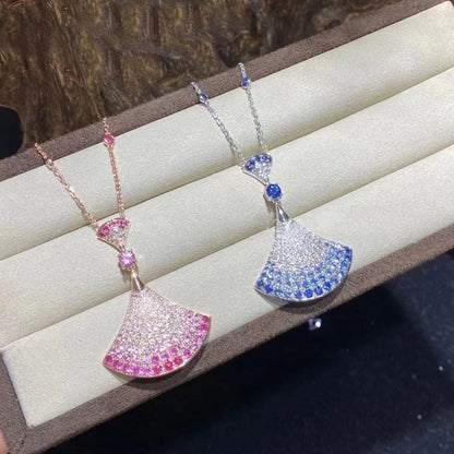 [Violet JW]DREAM NECKLACE AGATE SILVER DIAMOND