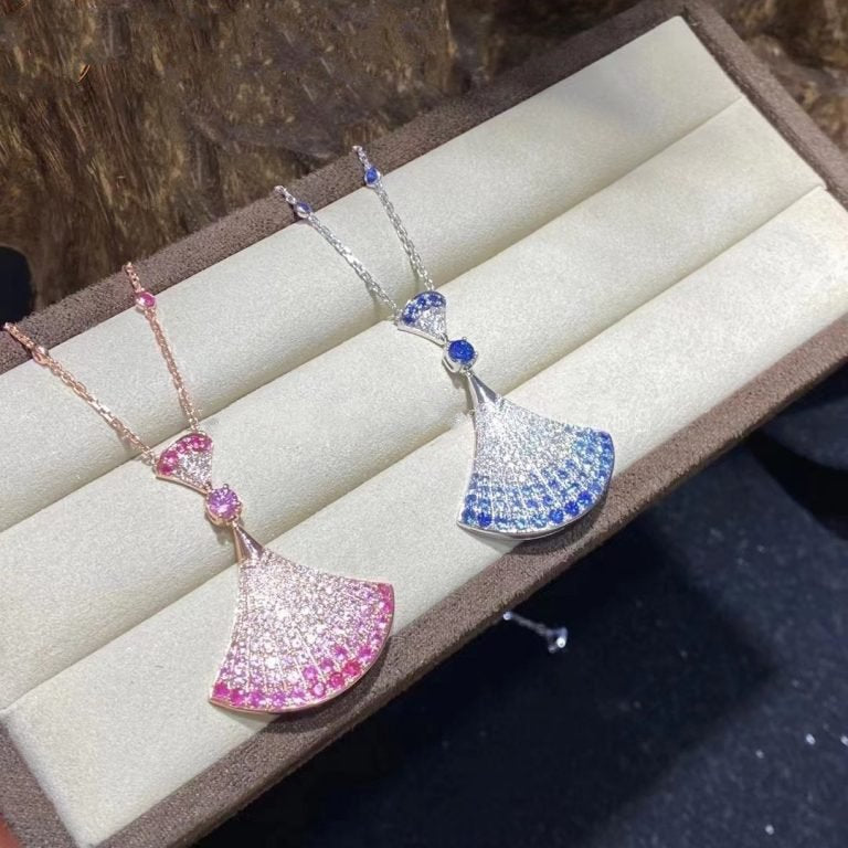 [Violet JW]DREAM NECKLACE AGATE SILVER DIAMOND