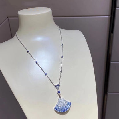[Violet JW]DREAM NECKLACE AGATE SILVER DIAMOND