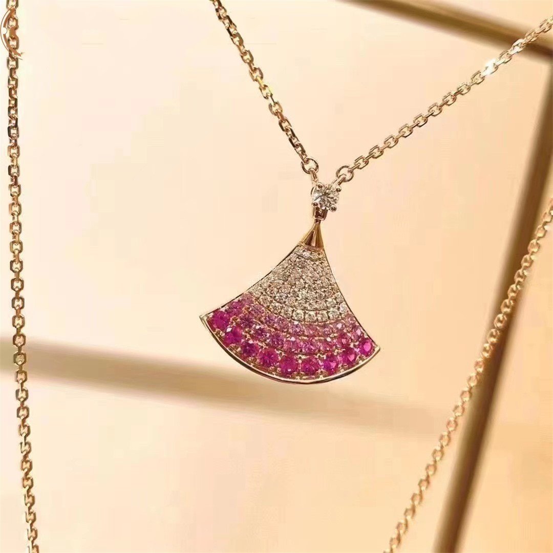 [Violet JW]DREAM NECKLACE PINK GOLD PINK DIAMOND