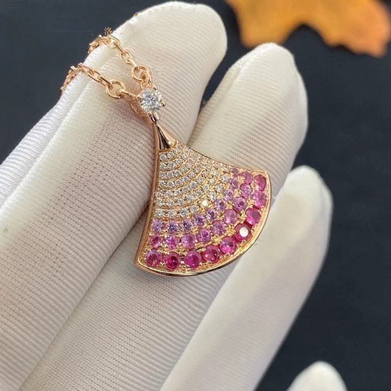[Violet JW]DREAM NECKLACE PINK GOLD PINK DIAMOND