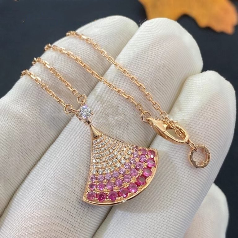 [Violet JW]DREAM NECKLACE PINK GOLD PINK DIAMOND