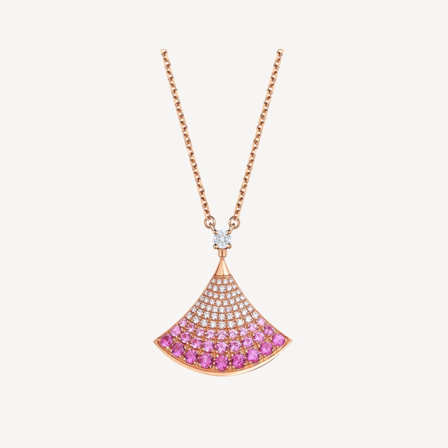 [Violet JW]DREAM NECKLACE PINK GOLD PINK DIAMOND