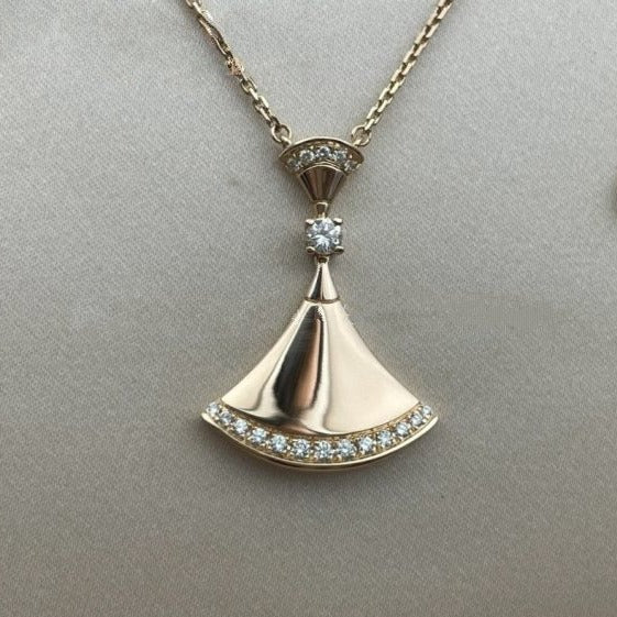 [Violet JW]DREAM NECKLACE PINK GOLD DIAMOND