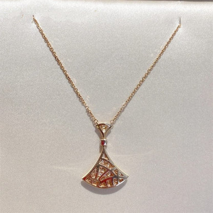 [Violet JW]DREAM NECKLACE PINK GOLD FULL DIAMOND