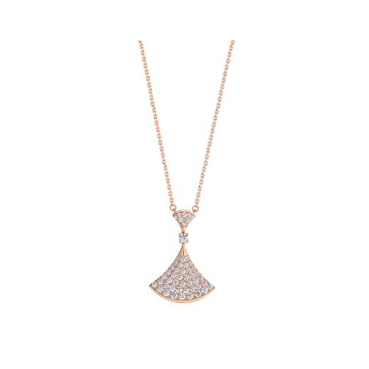 [Violet JW]DREAM NECKLACE PINK GOLD FULL DIAMOND