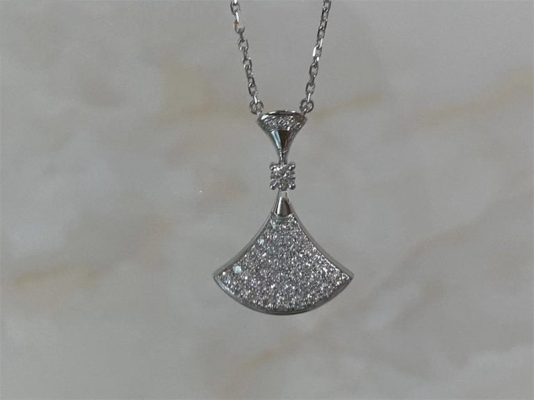 [Violet JW]DREAM NECKLACE SILVER FULL DIAMOND