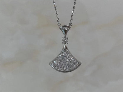 [Violet JW]DREAM NECKLACE SILVER FULL DIAMOND