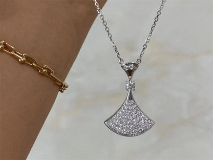 [Violet JW]DREAM NECKLACE SILVER FULL DIAMOND