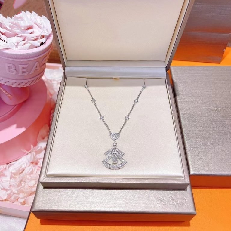 [Violet JW]DREAM NECKLACE WHITE DIAMOND SILVER