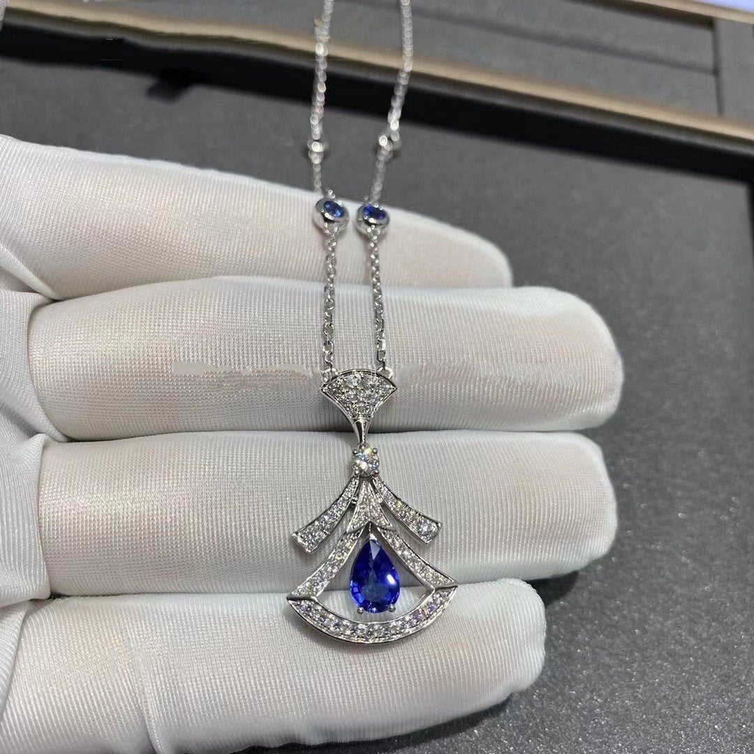 [Violet JW]DREAM NECKLACE AGATE DIAMOND SILVER