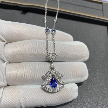 [Violet JW]DREAM NECKLACE AGATE DIAMOND SILVER