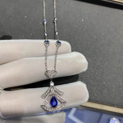 [Violet JW]DREAM NECKLACE AGATE DIAMOND SILVER