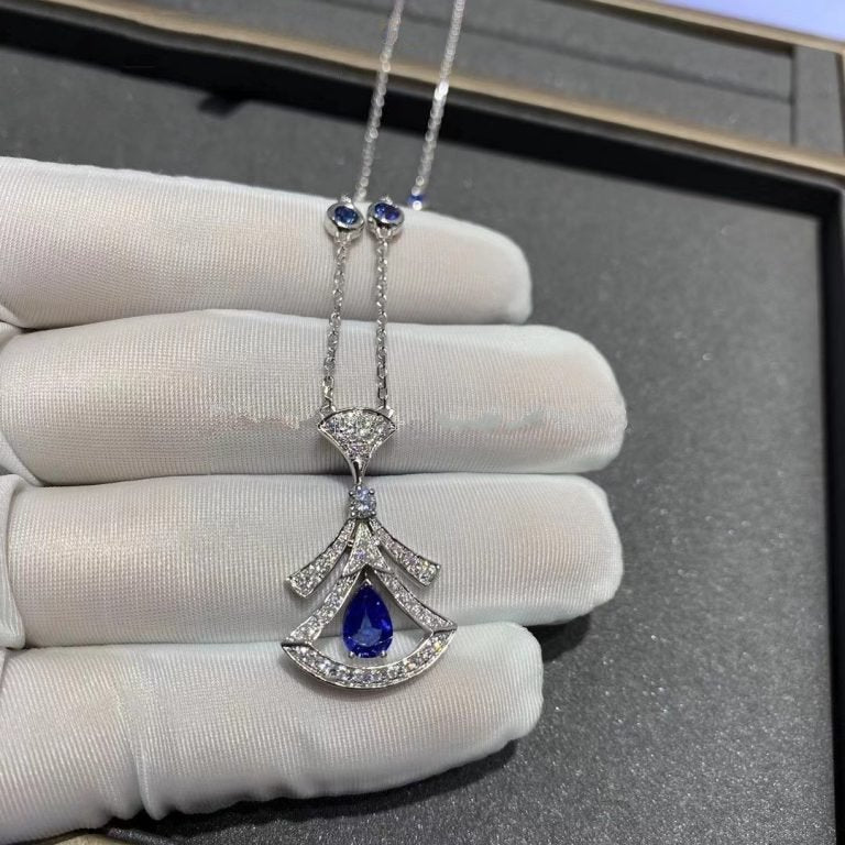 [Violet JW]DREAM NECKLACE AGATE DIAMOND SILVER