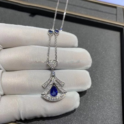 [Violet JW]DREAM NECKLACE AGATE DIAMOND SILVER