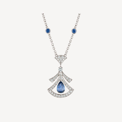 [Violet JW]DREAM NECKLACE AGATE DIAMOND SILVER