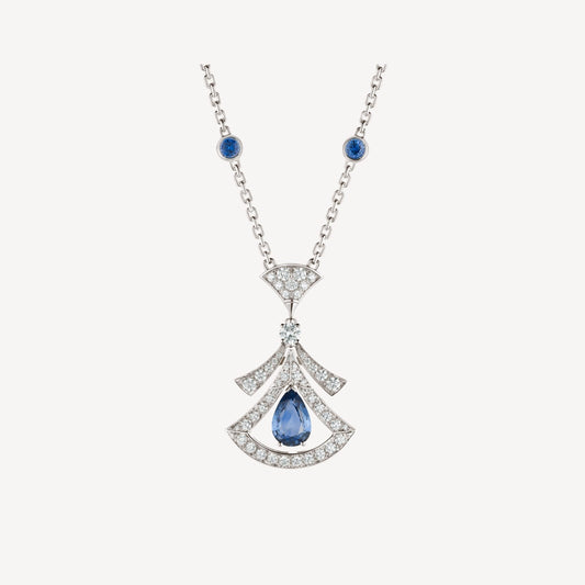 [Violet JW]DREAM NECKLACE AGATE DIAMOND SILVER