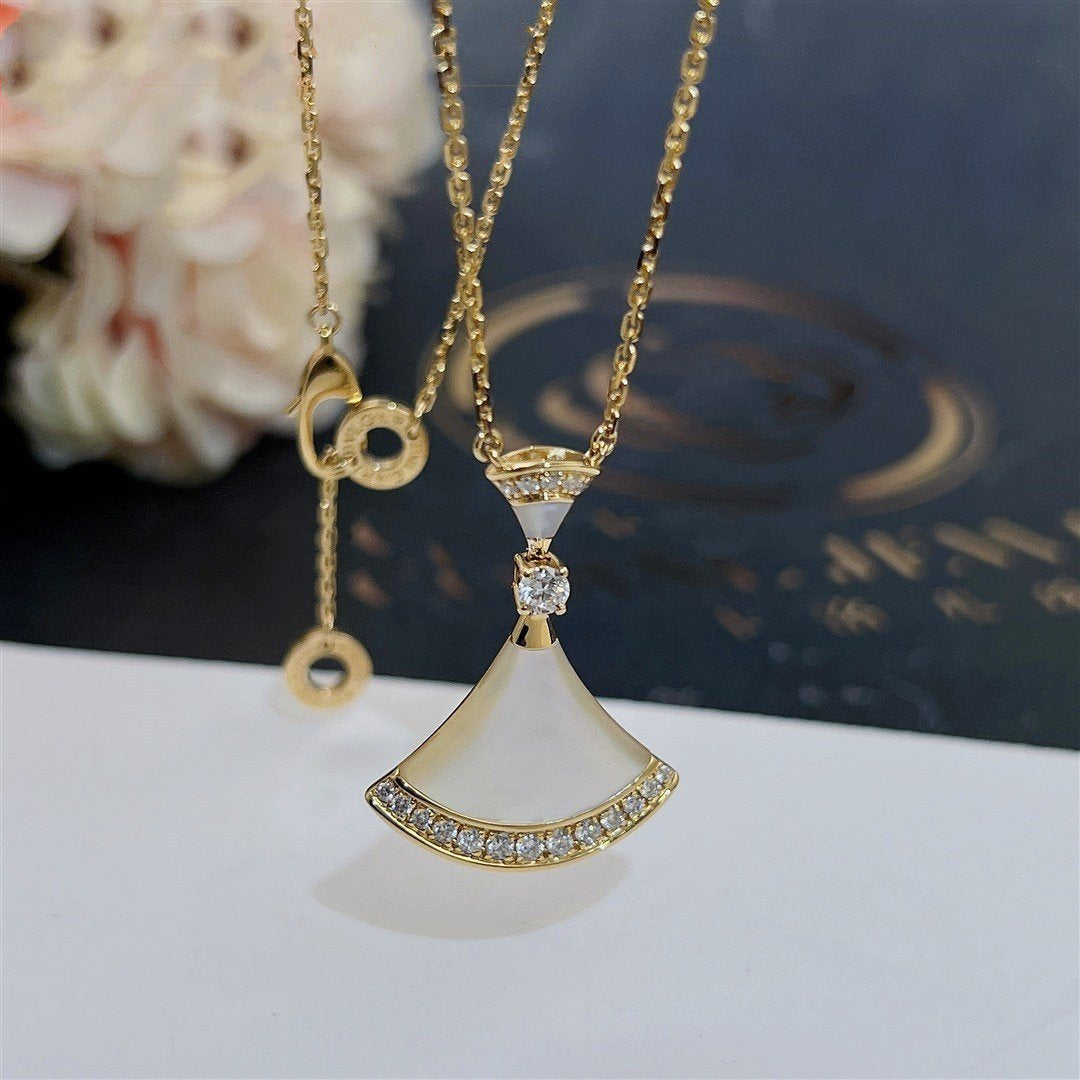 [Violet JW]DREAM NECKLACE MOP GOLD DIAMOND