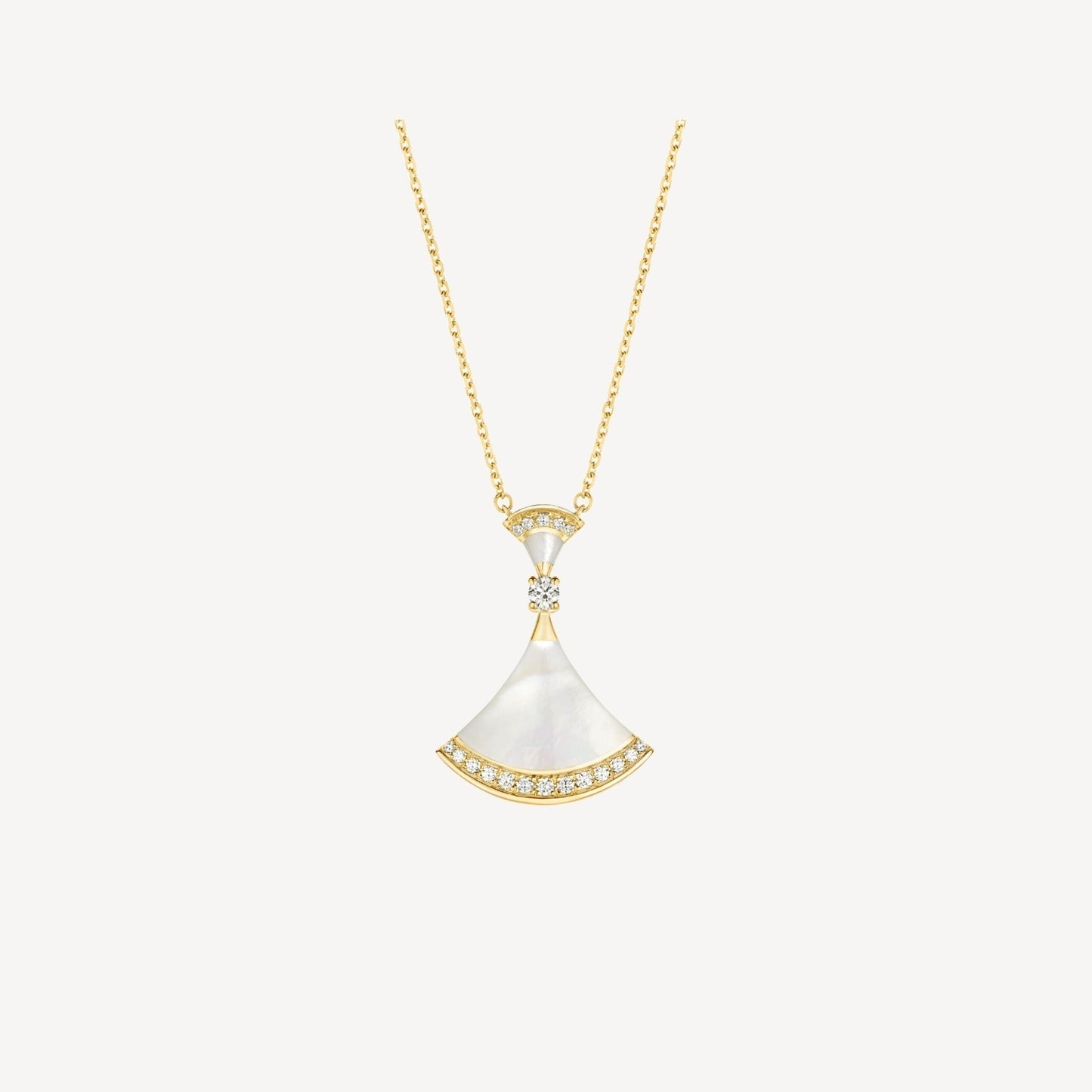 [Violet JW]DREAM NECKLACE MOP GOLD DIAMOND