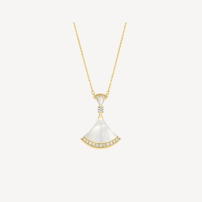[Violet JW]DREAM NECKLACE MOP GOLD DIAMOND