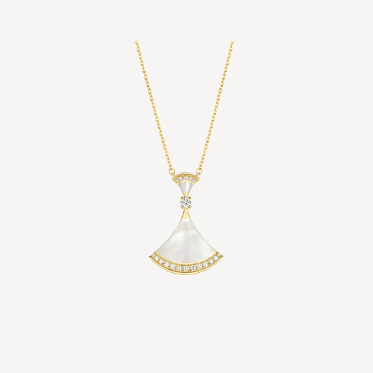 [Violet JW]DREAM NECKLACE MOP GOLD DIAMOND