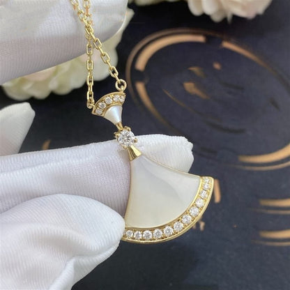 [Violet JW]DREAM NECKLACE MOP GOLD DIAMOND
