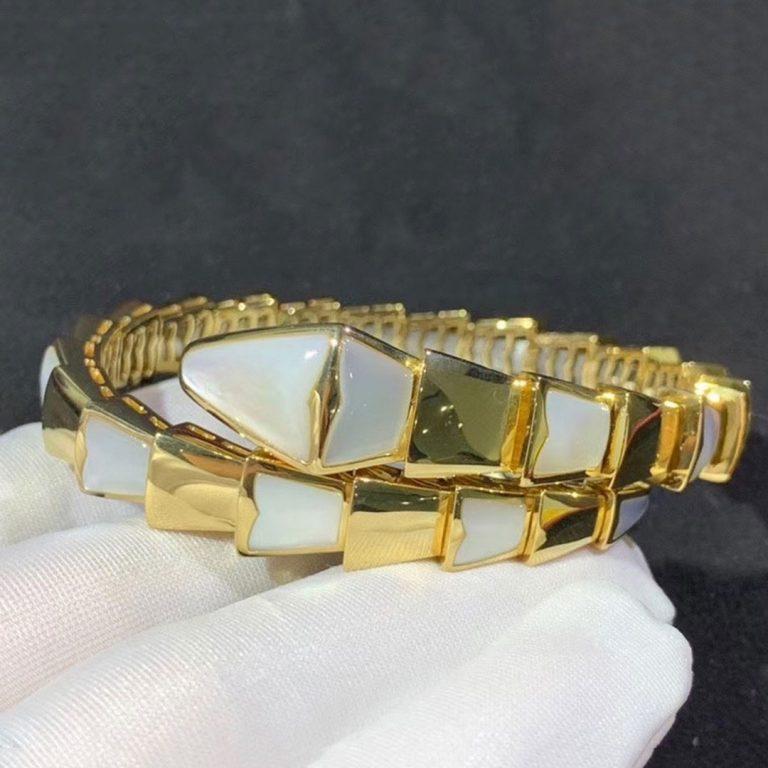 [Violet JW]SERPENTI BRACELET MOP GOLD