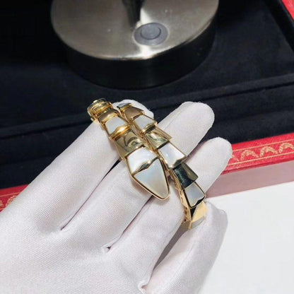 [Violet JW]SERPENTI BRACELET MOP GOLD