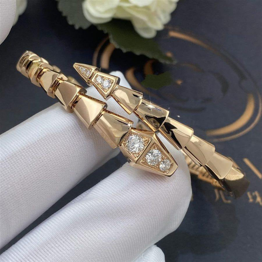 [Violet JW]SERPENTI BRACELET DIAMONDS PINK GOLD
