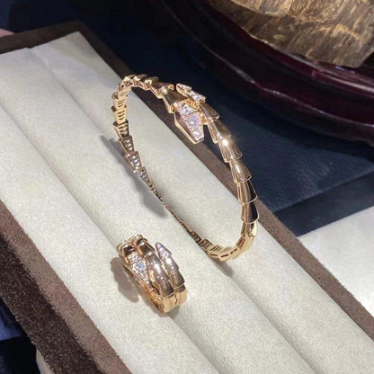 [Violet JW]SERPENTI BRACELET DIAMONDS PINK GOLD