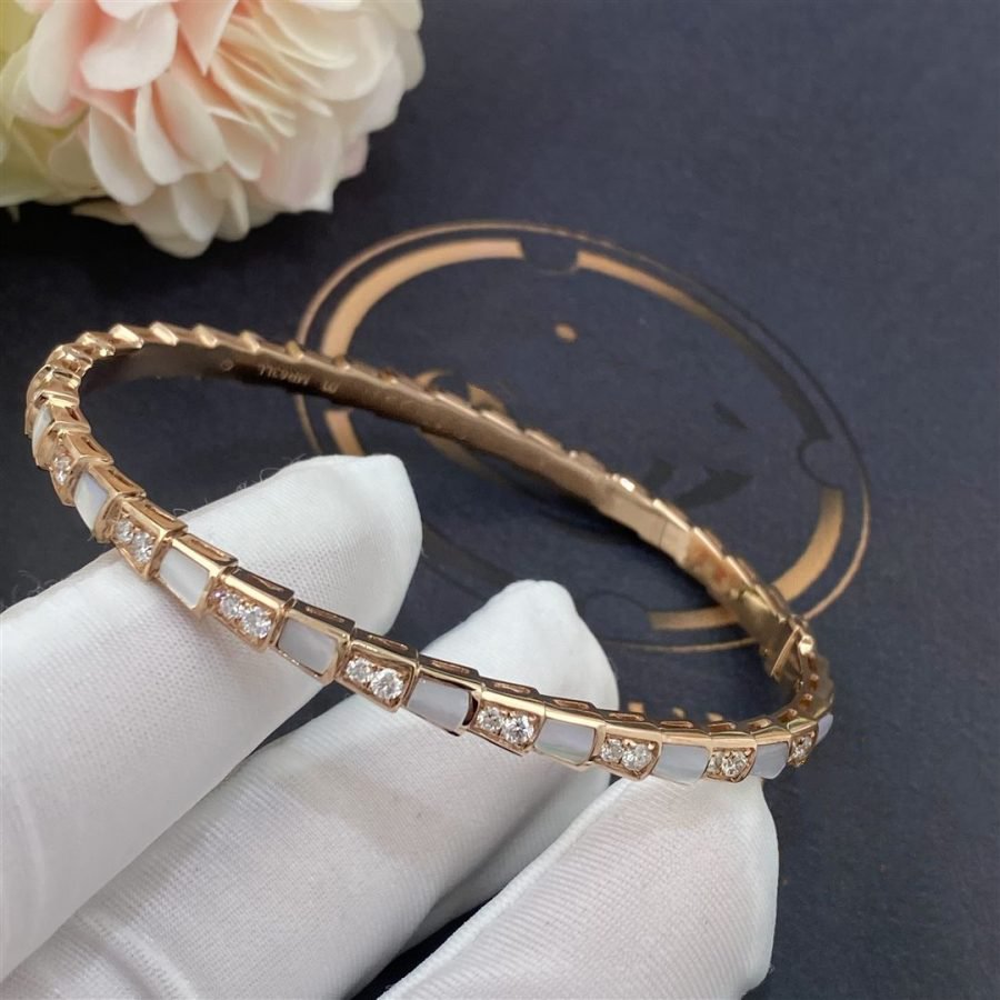 [Violet JW]SERPENTI BRACELET PINK GOLD MOP DIAMOND