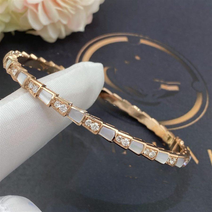 [Violet JW]SERPENTI BRACELET PINK GOLD MOP DIAMOND