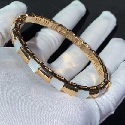 [Violet JW]SERPENTI BRACELET PINK GOLD MOP