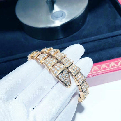 [Violet JW]SERPENTI BRACELET 8MM PINK GOLD DIAMOND