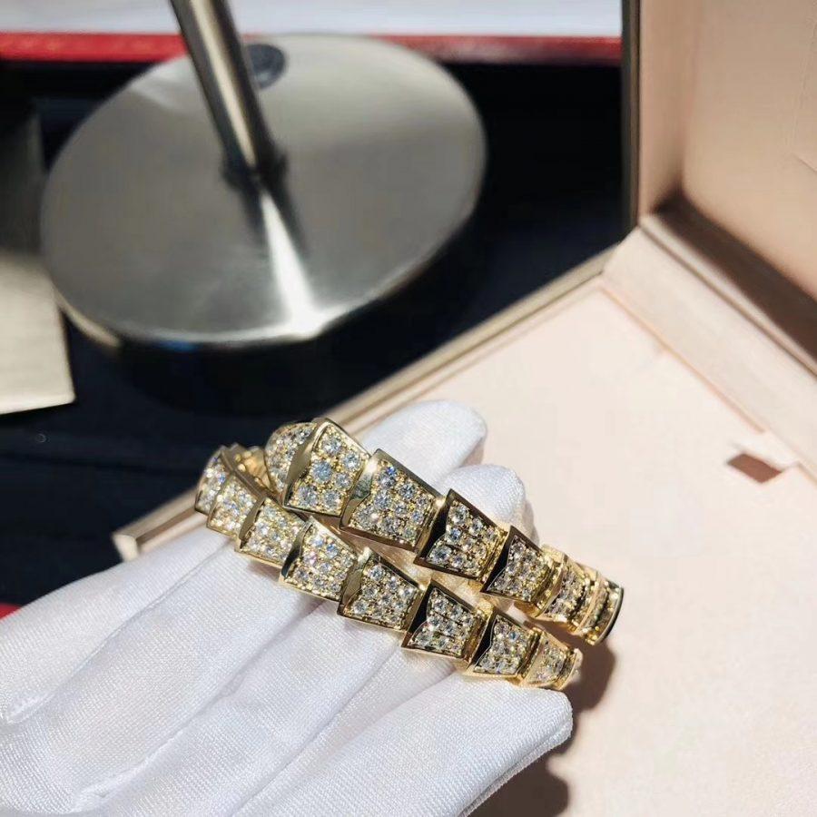 [Violet JW]SERPENTI BRACELET 8MM GOLD DIAMOND