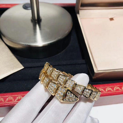 [Violet JW]SERPENTI BRACELET 8MM GOLD DIAMOND