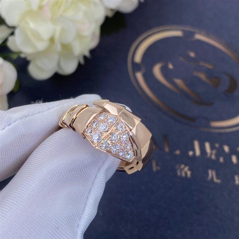 [Violet JW]SERPENTI RING PINK GOLD DIAMOND