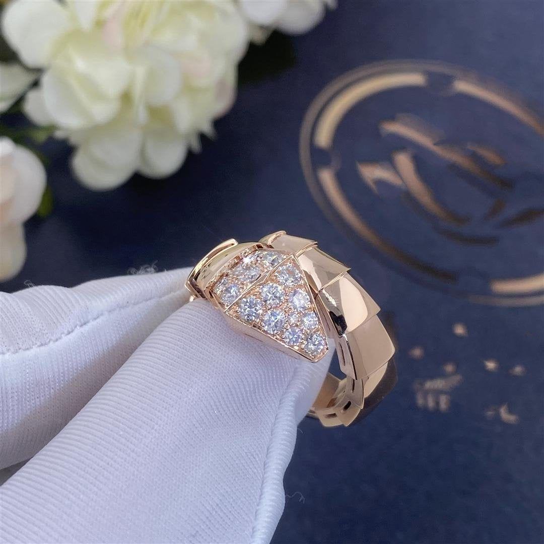 [Violet JW]SERPENTI RING PINK GOLD DIAMOND