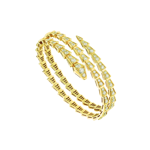 [Violet JW]SERPENTI BRACELET GOLD DIAMOND DOUBLE ROW