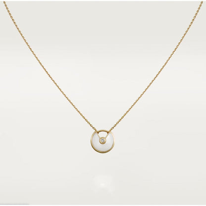 [Violet JW]AMULETTE ROSE GOLD MOP NECKLACE