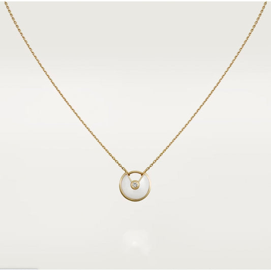 [Violet JW]AMULETTE ROSE GOLD MOP NECKLACE