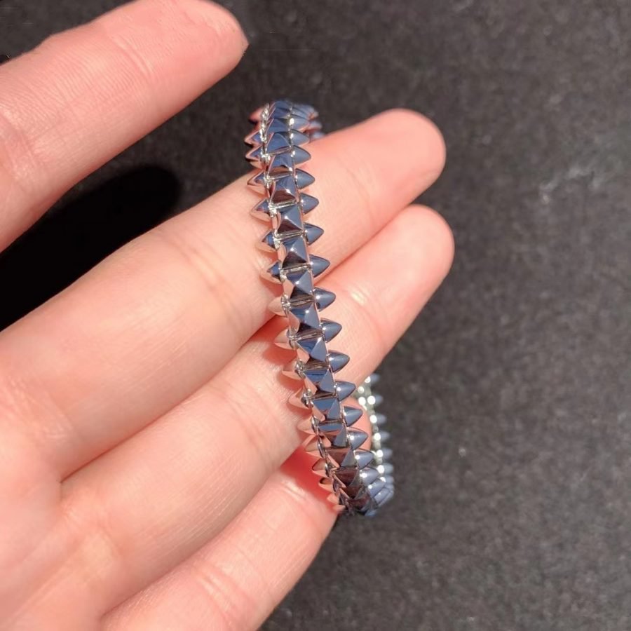 [Violet JW]CLASH SILVER BRACELET