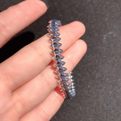 [Violet JW]CLASH SILVER BRACELET