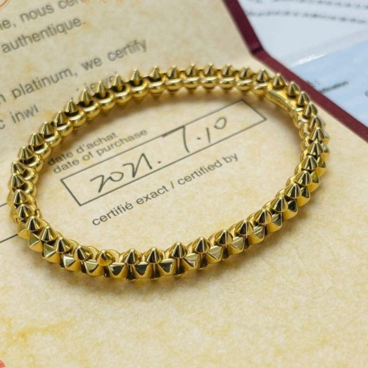 [Violet JW]CLASH GOLD BRACELET