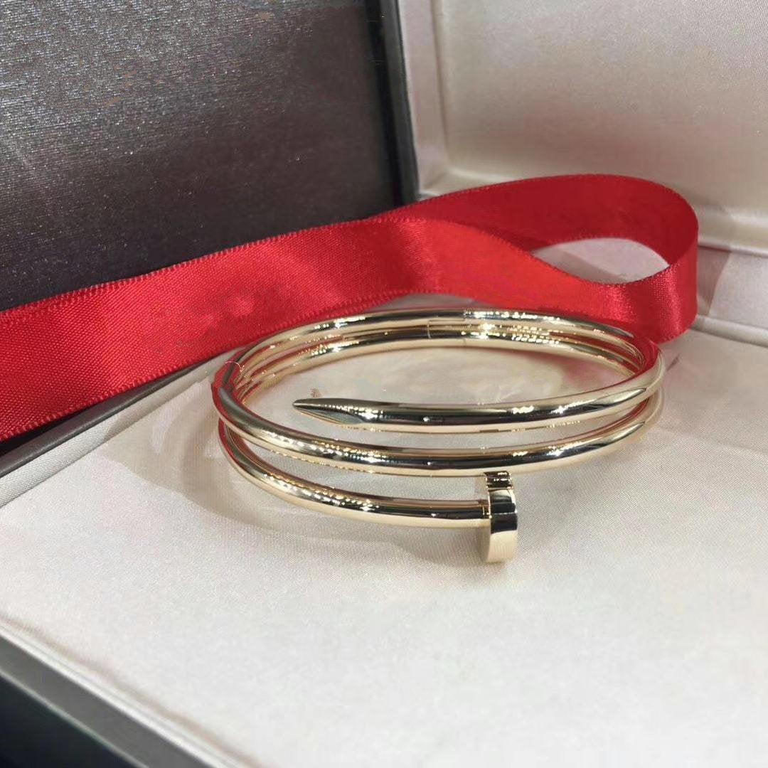 [Violet JW]JUSTE BRACELET 3.5MM DOUBLE ROW GOLD