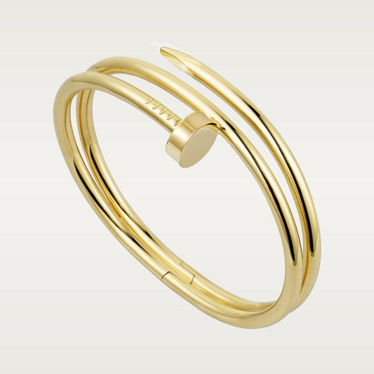 [Violet JW]JUSTE BRACELET 3.5MM DOUBLE ROW GOLD