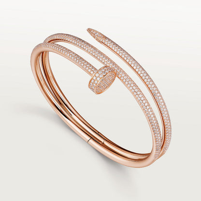 [Violet JW]JUSTE BRACELET 3.5MM DOUBLE ROWS DIAMOND