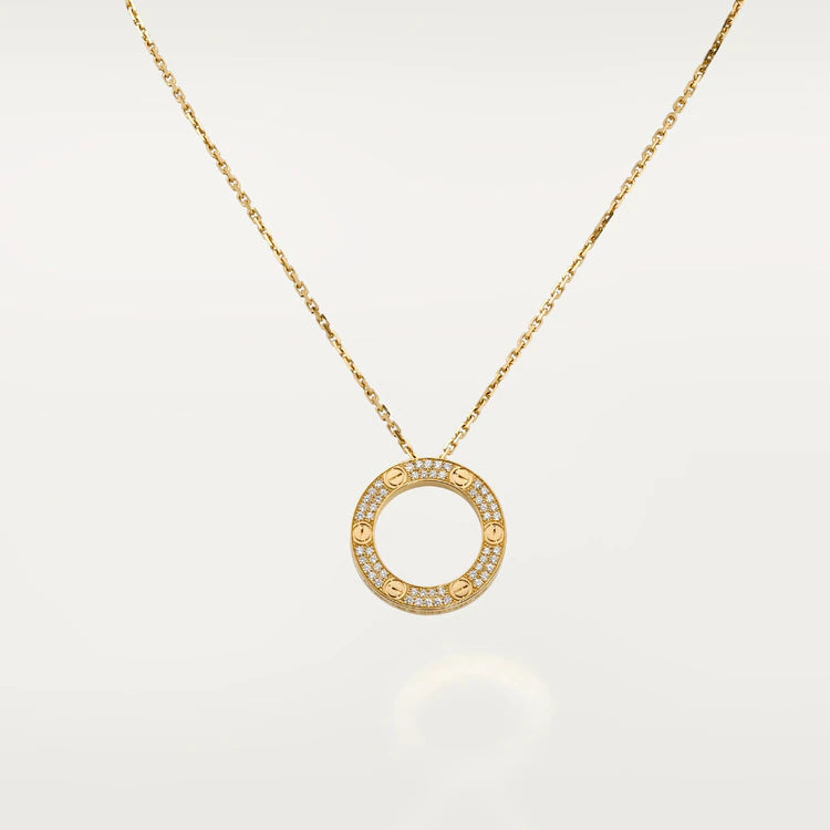 [Violet JW]LOVE NECKLACE ADJUSTABLE ROSE GOLD