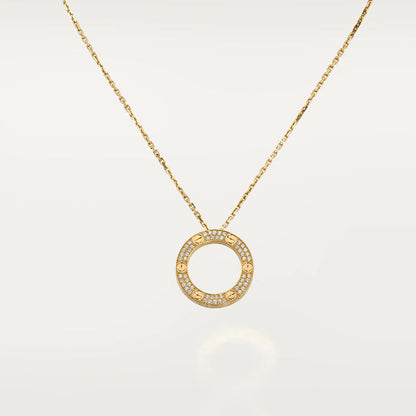 [Violet JW]LOVE NECKLACE ADJUSTABLE ROSE GOLD
