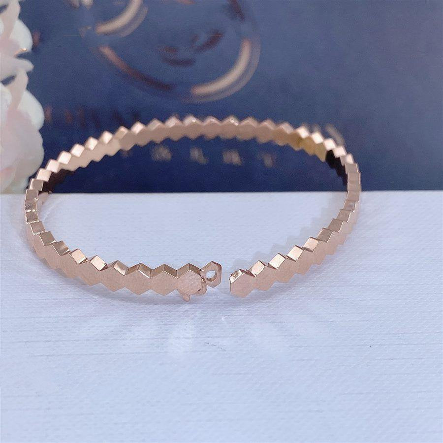 [Violet JW]BEE LOVE PINK GOLD BRACELET